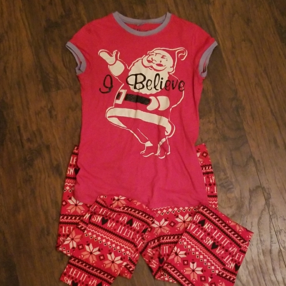 2 piece christmas pj set